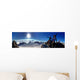 Climber Top Mountain Wall Decal Panoramic Wall Decal