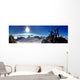Climber Top Mountain Wall Decal Panoramic Wall Decal