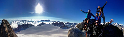 Climber Top Mountain Wall Decal Panoramic Wall Decal
