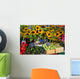 Sunflowers and Vegetables for Wall Decal