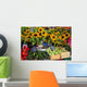 Sunflowers and Vegetables for Wall Decal