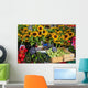 Sunflowers and Vegetables for Wall Decal