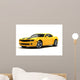 Yellow Sports Car Wall Decal