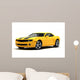 Yellow Sports Car Wall Decal