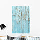 Old Blue Wood Plank Wall Decal