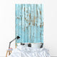 Old Blue Wood Plank Wall Decal