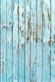 Old Blue Wood Plank Wall Decal