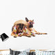 German Shepherd Hawaiian Style Wall Decal