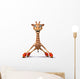 CG Giraffe Skating Towards You Wall Decal