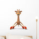 CG Giraffe Skating Towards You Wall Decal