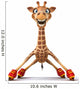 CG Giraffe Skating Towards You Wall Decal