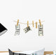 Clothespin Wall Decal
