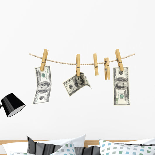 Clothespin Wall Decal