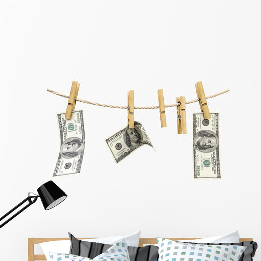 Clothespin Wall Decal