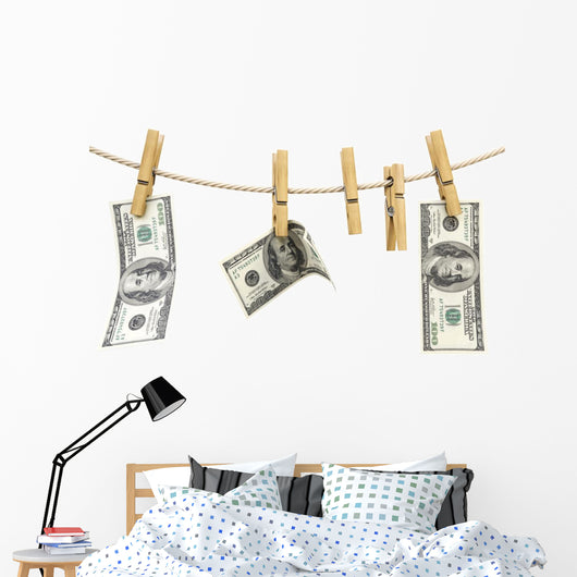 Clothespin Wall Decal