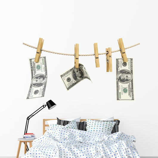 Clothespin Wall Decal