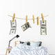 Clothespin Wall Decal