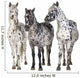 Three Appaloosa Horses - Separated Wall Decal