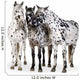 Three Appaloosa Horses - Close Wall Decal