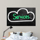 Cloud Computing - Services Concept Wall Decal