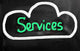 Cloud Computing - Services Concept Wall Decal