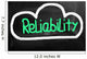 Cloud Computing - Reliability Concept Wall Decal