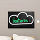 Cloud Computing - Features Concept Wall Decal