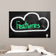 Cloud Computing - Features Concept Wall Decal