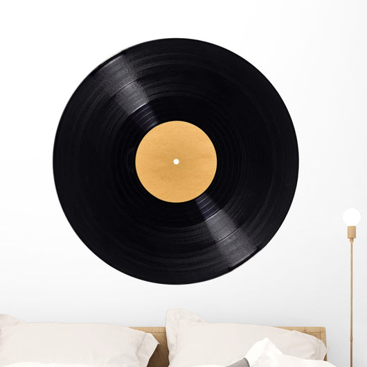 Vinyl Record Play Music Wall Decal