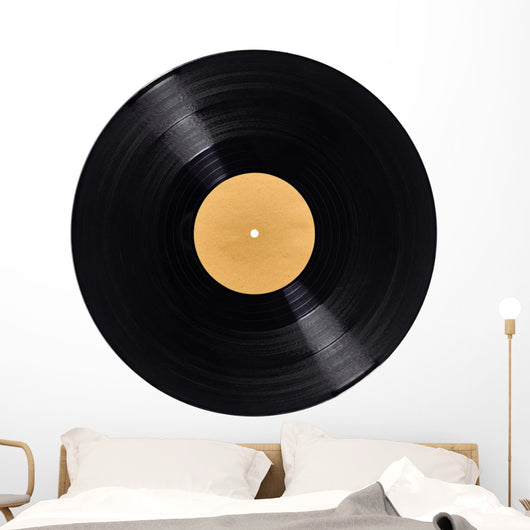 Vinyl Record Play Music Wall Decal