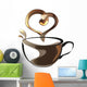 Tea Coffee Lover Cup Wall Decal