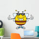 Smiling Pudgy Bee with Wall Decal
