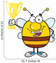 Cartoon Bee with Trophy Wall Decal