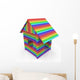 Rainbow House Wall Decal