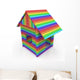 Rainbow House Wall Decal