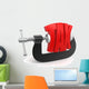 Tax Clamp Clipping Path Wall Decal