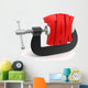 Tax Clamp Clipping Path Wall Decal