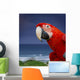 Green Wing Macaw Wall Decal