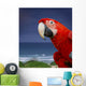 Green Wing Macaw Wall Decal