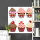 Cupcake Wall Decal Sticker Set Wall Decal