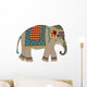 Indian Elephant Cartoon Wall Decal