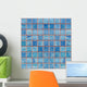 Blue Mosaic Decoration Tile Wall Decal