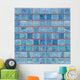 Blue Mosaic Decoration Tile Wall Decal