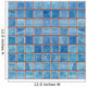 Blue Mosaic Decoration Tile Wall Decal