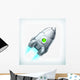 Spacecraft Icon Wall Decal