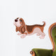 Cartoon Basset Hound Wall Decal