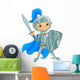 Fighting Brave Knight Wall Decal