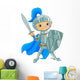 Fighting Brave Knight Wall Decal