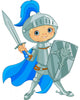 Fighting Brave Knight Wall Decal