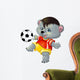 Bear and Ball Wall Decal